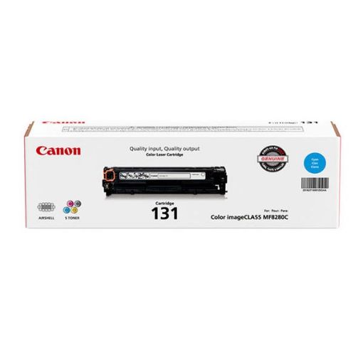 Picture of Canon 6271B001AA (Canon 131C, CRG-131C) Cyan Toner Cartridge (1500 Yield)