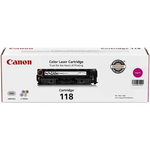 Picture of Canon 2660B001AA (Canon 118M) Magenta Toner Cartridge (2900 Yield)