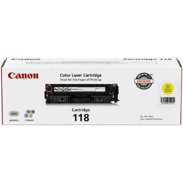 Canon 2659B001AA (Canon 118Y) Yellow Toner Cartridge (2900 Yield)  Canon 2659B001AA (Canon 118Y) Yellow Toner Cartridge (2900 Yield)