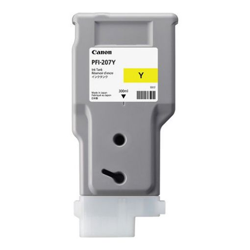 Picture of Canon 8792B001 (PFI-207Y) Yellow Ink Cartridge (300 Yield)