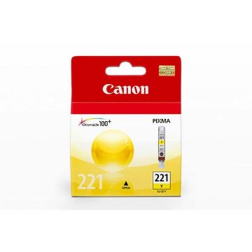 Canon 2949B001 (CLI-221Y) Yellow Inkjet Cartridge (420 Yield)  Canon 2949B001 (CLI-221Y) Yellow Inkjet Cartridge (420 Yield)