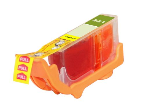 Picture of Compatible 2949B001 (CLI-221Y) Yellow Inkjet Cartridge (420 Yield)