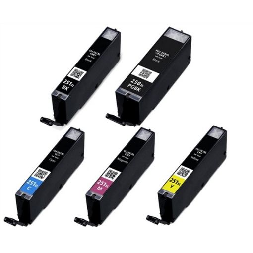 Picture of Remanufactured 6448B001 (CLI-251XLBK) Black Inkjet Cartridge (4425 Yield), No Box