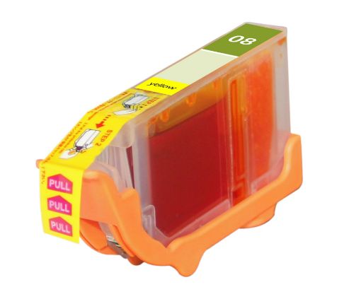 Picture of Compatible 0623B002 (CLI-8Y, Canon 8) Yellow Inkjet Cartridge (280 ml)