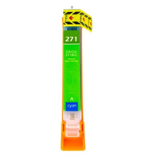 Picture of Compatible 0337C001AA (CLI-271XLC) High Yield Cyan Ink Cartridge (300 Yield)