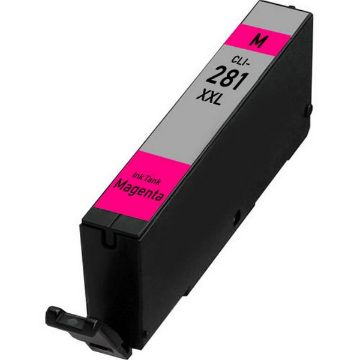 Remanufactured 1981C001 (CLI-281XXLM) Super High Yield Magenta Ink Tank (760 Yield), No Box  Remanufactured 1981C001 (CLI-281XXLM) Super High Yield Magenta Ink Tank (760 Yield), No Box