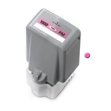 Remanufactured PFI-1000PM (0551C002) Photo Magenta Pigment Ink Cartridge (80 ml)  Remanufactured PFI-1000PM (0551C002) Photo Magenta Pigment Ink Cartridge (80 ml)