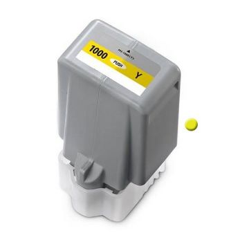 Remanufactured PFI-1000Y (0549C002) Yellow Pigment Ink Cartridge (80 ml)   Remanufactured PFI-1000Y (0549C002) Yellow Pigment Ink Cartridge (80 ml)