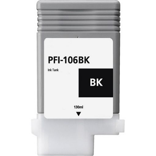 Picture of Remanufactured 6621B001AA (PFI-106BK) Black Inkjet Cartridge (130 ml)