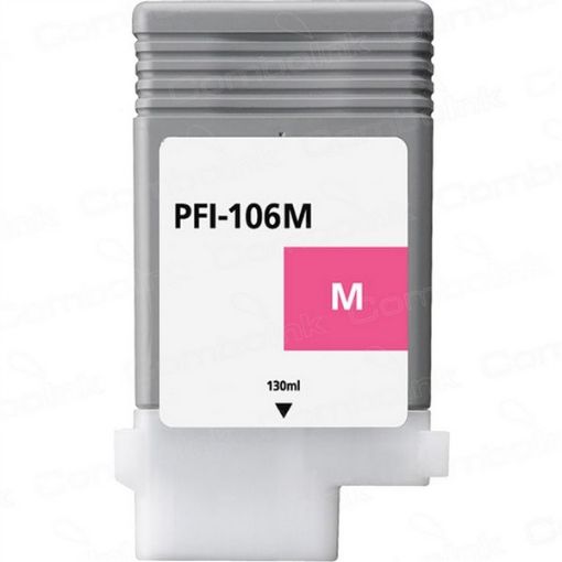 Picture of Remanufactured 6623B001AA (PFI-106M) Magenta Inkjet Cartridge (130 ml)
