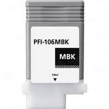 Remanufactured 6620B001AA (PFI-106MBk) Matte Black Inkjet Cartridge (130 ml) Remanufactured 6620B001AA (PFI-106MBk) Matte Black Inkjet Cartridge (130 ml)