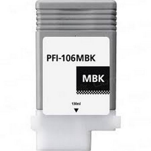 Picture of Remanufactured 6620B001AA (PFI-106MBk) Matte Black Inkjet Cartridge (130 ml)
