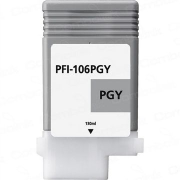 Remanufactured 6631B001AA (PFI-106PGY) Photo Gray Inkjet Cartridge (130 ml)  Remanufactured 6631B001AA (PFI-106PGY) Photo Gray Inkjet Cartridge (130 ml)