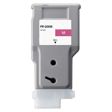 Remanufactured 5305B001 (PFI-206M) Magenta Ink Cartridge (300 ml)  Remanufactured 5305B001 (PFI-206M) Magenta Ink Cartridge (300 ml)