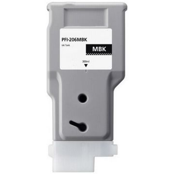 Remanufactured 5302B001 (PFI-206MBK) Matte Black Ink Cartridge (300 ml)  Remanufactured 5302B001 (PFI-206MBK) Matte Black Ink Cartridge (300 ml)