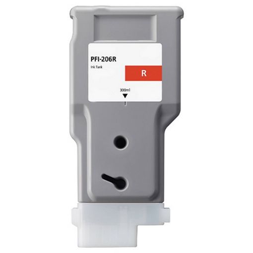 Picture of Remanufactured 5309B001 (PFI-206Red) Red Ink Cartridge (300 ml)