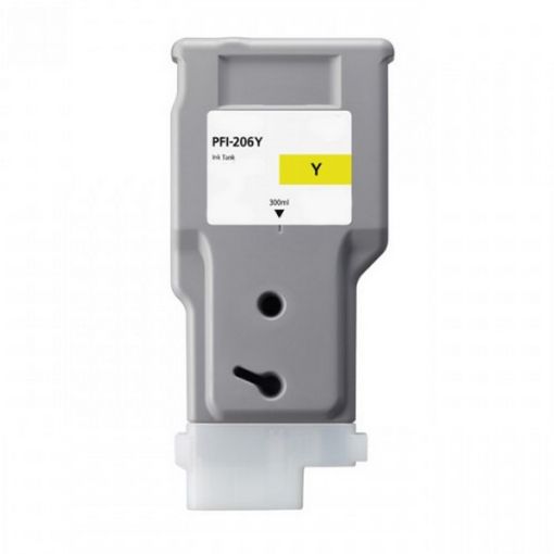 Picture of Remanufactured 5306B001 (PFI-206Y) Yellow Ink Cartridge (300 ml)