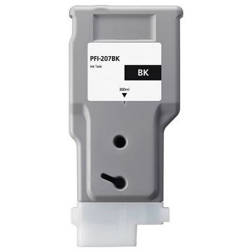 Remanufactured 8789B001 (PFI-207Bk) Black Ink Cartridge (300 Yield)  Remanufactured 8789B001 (PFI-207Bk) Black Ink Cartridge (300 Yield)