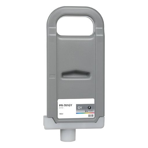 Picture of Remanufactured 0909B001 (PFI-701GY) Gray Inkjet Cartridge (700 ml)