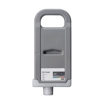 Remanufactured 2221B001AA (PFI-702GY) Gray Inkjet Cartridge (700 ml)  Remanufactured 2221B001AA (PFI-702GY) Gray Inkjet Cartridge (700 ml)
