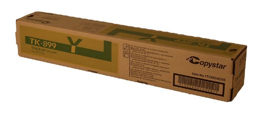 Picture of Copystar 1T02K0ACS0 (TK-899Y) Yellow Toner Cartridge (6000 Yield)