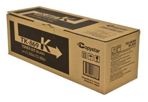 Picture of Copystar 1T02JZ0CS0 (TK-869K) Black Toner Cartridges (2/CN) (20000 Yield)