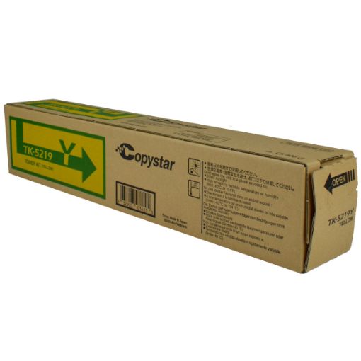 Picture of Copystar 1T02R6ACS0 (TK-5219Y) Yellow Toner Cartridge (15000 Yield)