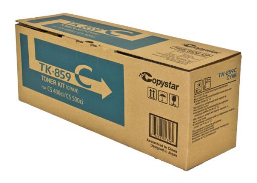 Picture of Copystar 1T02H7CCS0 (TK-859C) Cyan Toner Cartridge (18000 Yield)