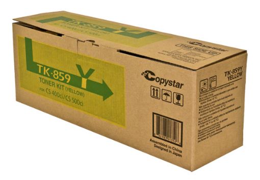 Picture of Copystar 1T02H7ACS0 (TK-859Y) Yellow Toner Cartridge (18000 Yield)