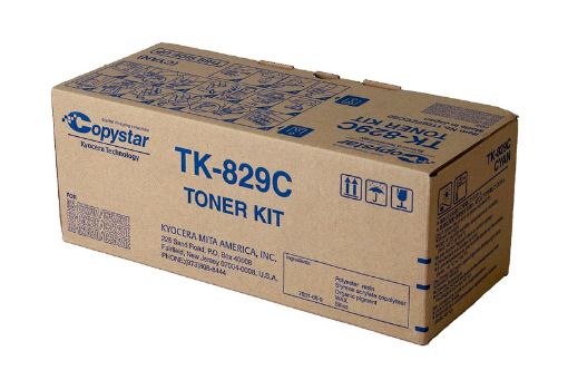 Picture of Copystar 1T02FZCCS0 (TK-829C) Cyan Toner Cartridge (7000 Yield)