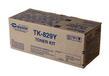 Copystar 1T02FZACS0 (TK-829Y) Yellow Toner Cartridge (7000 Yield)  Copystar 1T02FZACS0 (TK-829Y) Yellow Toner Cartridge (7000 Yield)