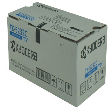 Copystar 1T02R9CUS0 (TK-5232C) High Yield Cyan Toner Cartridge (2200 Yield)  Copystar 1T02R9CUS0 (TK-5232C) High Yield Cyan Toner Cartridge (2200 Yield)