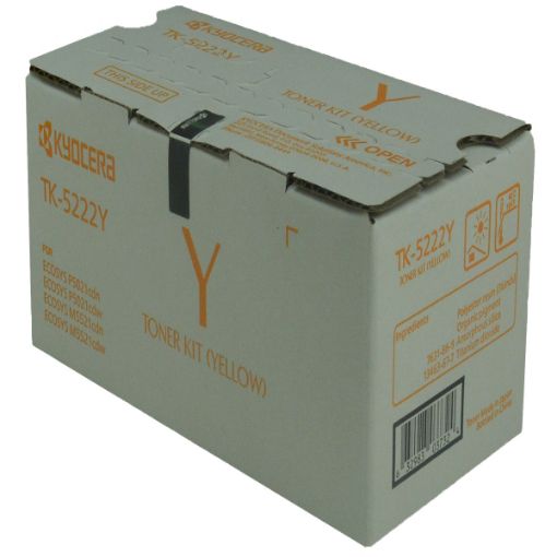 Picture of Copystar 1T02R9AUS1 (TK-5222Y) Yellow Toner Cartridge (1200 Yield)