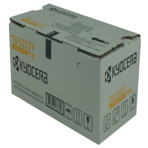 Picture of Copystar 1T02R9AUS0 (TK-5232Y) High Yield Yellow Toner Cartridge (2200 Yield)