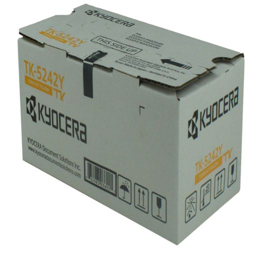 Picture of Copystar 1T02R7AUS0 (TK-5242Y) Yellow Toner Cartridge (3000 Yield)