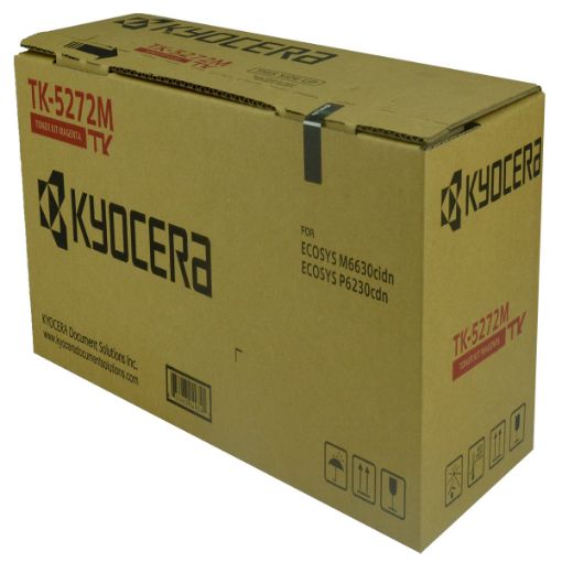 Picture of Kyocera Mita 1T02TVBUS0 (TK-5272M) Magenta Toner Cartridge (6000 Yield)