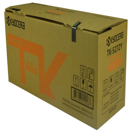 Picture of Kyocera Mita 1T02TVAUS0 (TK-5272Y) Yellow Toner Cartridge (6000 Yield)