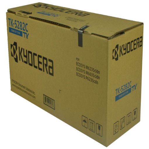 Picture of Kyocera Mita 1T02TWCUS0 (TK-5282C) Cyan Toner Cartridge (11000 Yield)