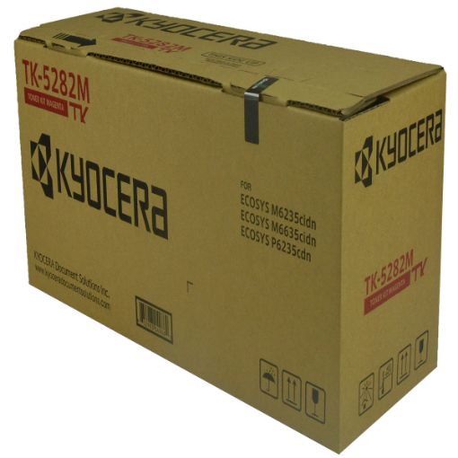 Picture of Kyocera Mita 1T02TWBUS0 (TK-5282M) Magenta Toner Cartridge (11000 Yield)