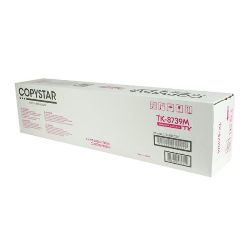 Picture of Copystar 1T02XNBCS0 (TK-8739M) Magenta Toner Cartridge (40000 Yield)