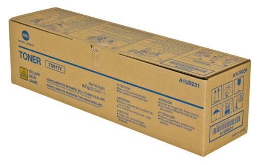 Picture of Konica Minolta TN-617Y (A1U9231) Yellow Toner Cartridge (31000 Yield)