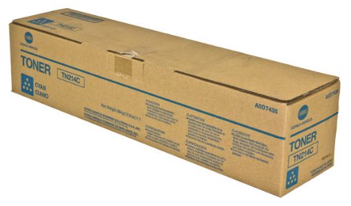 Picture of Konica Minolta A0D7435 Cyan Toner Cartridge (18500 Yield)