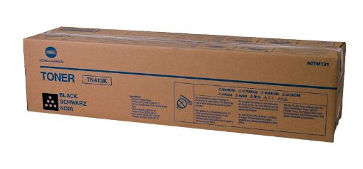 Picture of Konica Minolta A0TM131 (TN-413K) Black Toner Cartridge (45000 Yield)