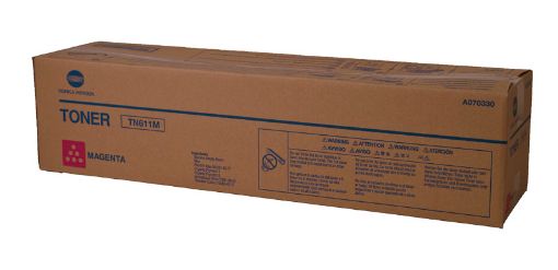 Picture of Konica Minolta A070330 (TN-611M) Magenta Laser Toner Cartridge (27000 Yield)