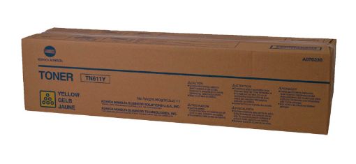 Picture of Konica Minolta A070230 (TN-611Y) Yellow Laser Toner Cartridge (27000 Yield)