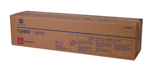 Picture of Konica Minolta A0TM330 (TN-613M) Magenta Toner Cartridge (30000 Yield)