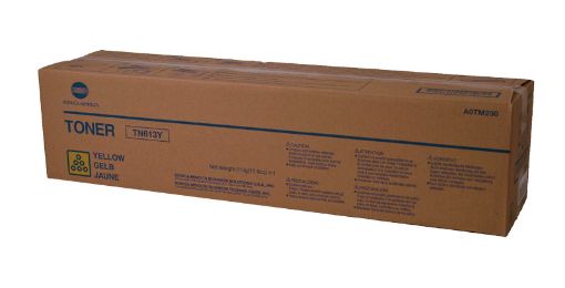 Picture of Konica Minolta A0TM230 (TN-613Y) Yellow Toner Cartridge (30000 Yield)