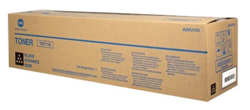 Picture of Konica Minolta A3VU130 (TN-711K) Black Toner Cartridge (47200 Yield)