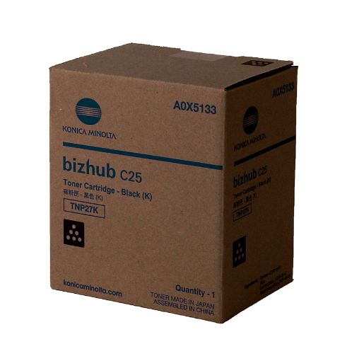 Picture of Konica Minolta A0X5133 Black Toner Cartridge (6000 Yield)