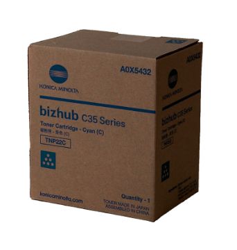 Show details for Konica Minolta A0X5432 Cyan Toner Cartridge (4600 Yield) Picture of Konica Minolta A0X5432 Cyan Toner Cartridge (4600 Yield)